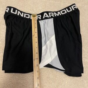 Under Armour WOMENS Black & White Loose‎ Fit Performance Boxer Briefs LG
